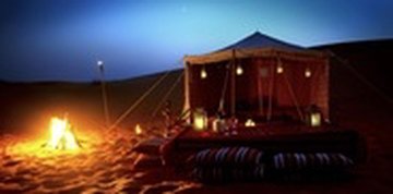 Overnight Stay in Desert + Evening Desert safari with BBQ/VEG Dinner